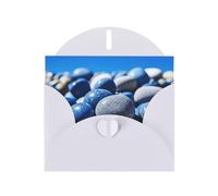 Sky and Stone Print Blank Cards and Envelopes 5" x 6" for Wedding Birthday Invitations and All Occasions