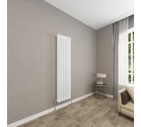 Sky bathroom 1500x380mm Vertical White Cast Iron 3 Column Radiator Traditional Upright Central Heating Radiator