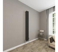 Sky bathroom 1800x200mm Vertical Black Cast Iron 3 Column Radiator Traditional Upright Central Heating Radiator