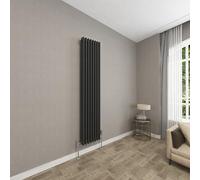 Sky bathroom 1800x380mm Vertical Black Cast Iron 3 Column Radiator Traditional Upright Central Heating Radiator