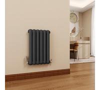 SKY Bathroom 2 Column Horizontal Designer Radiator 600x384mm - Anthracite