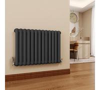 SKY Bathroom 2 Column Horizontal Designer Radiator 600x804mm - Anthracite