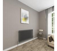 Sky bathroom 600x1010mm 2 Column Radiator Horizontal Anthracite Cast Iron radiato Traditional Central Heating Radiator