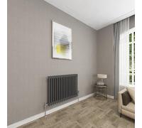 Sky bathroom 600x830mm 2 Column Radiator Horizontal Anthracite Cast Iron radiato Traditional Central Heating Radiator