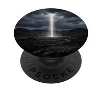 Sky Beam Light Phenomenon Landscape Mystery Graphic PopSockets Adhesive PopGrip