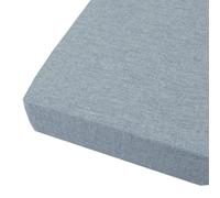 Sky Blue 16x51 Inch Bamboo Knot Fabric Cushion for 8cm Bench Non-Slip Removable Garden Pillow for Indoor Outdoor Kitchen Use - Thick Comfortable Design