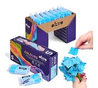 Sky Blue Air Dry Clay, 10 Pieces, Modelling Dough, Airdry Sculpting Colours, Full Pack, Creative Designs, Hand Sculpture Art