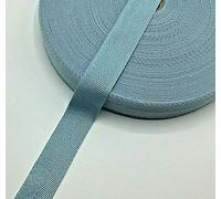 Sky Blue Cotton Blend Binding Apron Herringbone Twill Webbing Tape Sew Strap 25mm Wide 1"- 10 metres