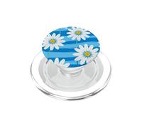 Sky Blue Daisy Garden Flowers Floral PopSockets PopGrip for MagSafe