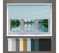 Sky Blue es 65x220 cm Opaque & Thermal Window at Versatile Fit for Any Window Light Blocking & Privacy Protect