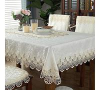 Sky Blue Lace Tablecloth ry Embroidered Di Table Cover Floral Hollow Out Design Perfect for Home Decor 130x130cm