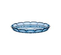Sky blue LARGE ROUND TRAY "VANITY"