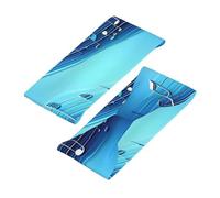 Sky Blue Musical Notes Print Style Functionality Sports Sweatband For Men Women Stretchy Breathable Headband
