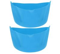 (Sky-blue, One size) 2pcs Slow Cooker Liner Slow Cooker Accessory Silicone Slow Cooker Liner Slow Cooker Insert
