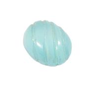 Sky Blue Onyx Carved Oval Gemstone 3.8ct Locket Ring Size Correct Astrological Dosha of Planet Saturn in 6th, 8th or 12th House of Horoscope Silver Artificial