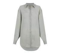 Sky Blue Oversized Linen Shirt - female - Cortana - Shirts - Blue - M - Blouses & Shirts M