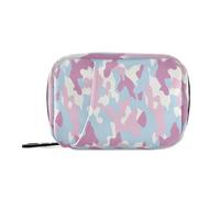 Sky Blue Pill Organizer Weekly Zipper Pill Case for Travel Medication Container Pills Box 7 Day Camo