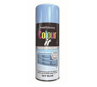 Sky Blue Quick Drying Paint, Gloss Finish, Excellent Coverage, Rich Color, Professional Look, Easy to Apply, Versatile, Ideal for Living Rooms, Bedrooms, Offices & Commercial Spaces, 400ml (Pack of 1)