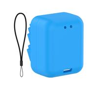 (Sky Blue) Silicone Protective Case Toy Storage Case Accessories for Bitzee Disney
