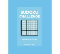 Sky Blue Sudoku Book: 50 Fun Large Print Puzzles for Adults and Kids | Playful Easy-to-Read Font with Color-Coded Answer Keys