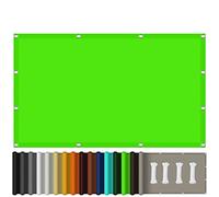 Sky Blue Sun Shade Sail 4.5x5.5mWaterproof Garden Canopy 98% UV Protection Awning for Patio & Balcony Outdoor Sun Screen for Garden & Deck (Tender Green 2.5x9m)