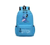 (Sky blue, Universal code) Star Baby Stitch Stich Stich Schoolbag Men and Women Students Multicolor Backpack Backpack