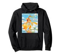 Sky-Blue Wishes Happy Nowruz Goldfish Pullover Hoodie
