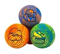Sky Bounce Rainbow Color Rubber Handball Balls for Handball (Ball) Handmade Leisure Stickball, Movies, Videos, Racquetball, Fetching, and Many More Games 2 1/4" Diameter Premium Hollow Rubber (Pack of
