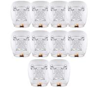 Sky Chinese Lanterns 10 Pack Sky Lanterns to Release in Memory, Love White Color Large Memorial Paper Lanterns Birthday Wedding Funeral Christmas to Make Wishes (White)