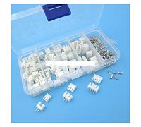 Sky City 50 Sets Kit in box XH2.54 2p 3p 4 pin 2.54mm Pitch Terminal/Housing/Pin Header Connector Wire Connectors Adaptor XH2P