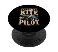 Sky Dancer Kite Pilot Kite Flying PopSockets Adhesive PopGrip