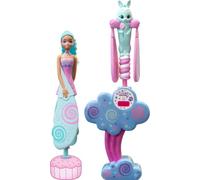 Sky Dancers: Lucy & Her Friend (Doll & Pet Twin Pack) | Pull the Cord and Watch as They Make a Dazzling Dance Through Mid-Air! | Flying Doll Toy | No Batteries Required | Gift For Ages 5+