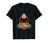 Sky Defender Eagle Power Emblem T-Shirt