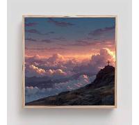 Sky Diamond Art Kits Adults, Diamond Painting Cloud Crystal Art Kits for Adults Beginners DIY 5D Round Full Drill Gem Dots Embroidery Paintings Crafts Pictures, Home Wall Decor Gifts 28x28in ed5-j37