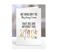 Sky diving Card for sky diver, Coach Gift, Thank You Present for Men or Women, Leaving or Retirement, Presents for Christmas, A5-157_103