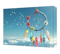 Sky Dream Catcher Paint by Numbers, Painting by Numbers for Adults Kits, DIY Canvas Paint by Number Kids Kits, Acrylic Pigment Drawing Crafts, Gifts for Home Wall Decor 80x100cm (Without Frame) T-854