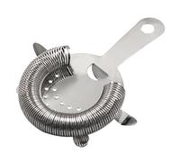 SKY FISH Hawthorne Cocktail Strainer, Stainless Steel Bar Strainer, Professional 4 Prong Strainer with 100 Wire Spring