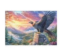 Sky Flying Eagle 1000 Piece Jigsaw Puzzle for Adults Jigsaw Family Camping Activity Vibrant Whimsical Design Great Gift for Outdoor Lovers 1000 PCS