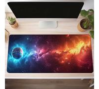 Sky Gaming Mouse Mat Yellow Large Mouse Pad 1000x400x3 mm XXL Mousepad Desk Mat Improved Precision and Speed Rubber Base for Stable Grip on Smooth Surfaces Table Pad PjY7723 U-1