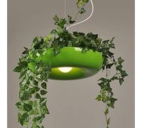 Sky Garden Pendant Lamp Nordic Design Babylon Potted Plant Chandelier Adjustable Creative Flower Pot Plant Pendant Light Home Decor Lamp,Green,No Bulb