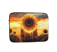 Sky Giant Sunflower Laptop Sleeve Shockproof Case Slim, Lightweight, Portable Protective Travel Carrying for 17 inch