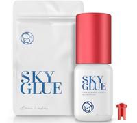 Sky Glue for Eyelash Extensions S+ | Super Strong Lash Extension Glue | Professional Black Adhesive for Long Lasting Semi Permanent Individual Lash Extensions | Fast Drying / 7+ Week Retention 5ml