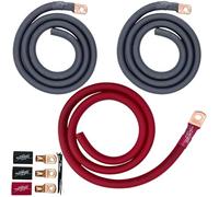 Sky High Car Audio 1/0 CCA Big 3 - Red/Black
