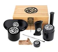 Sky High Dream Smell Proof Wooden Storage Box with Lock and Key - Odorless Portable Storage Case for Accessories - Includes Lock and Key, Storage Jar and Tube, Tray, Resealable Bag, and More