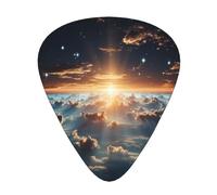 Sky in the Sun 12 Pack Guitar Picks Plectrums,4 pieces in each of 3 sizes, Suitable for a wide range of stringed instruments