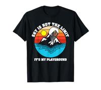 Sky is Not The Limit It's My Playground Adventure Paramotor T-Shirt