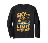 Sky is Not The Limit Kite Flyers Kite Fighter Long Sleeve T-Shirt