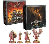 Sky Kingdom Games, Dungeons of Infinity the Board Game Bundle: Base Game Edition and Kingdom Cost Expansion (2 Items)