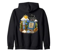 SKY LOG CLUB watcher Table Garden Rain Clouds Zip Hoodie