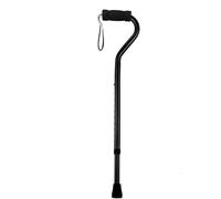 Sky Med Aluminum Lightweight Bariatric Heavy Duty Cane-600lbs Weight Capacity, for Women & Men, 1.3 lbs. Product Weight, Soft Hand Grip, Carrying Strap, Offset Handle (Black)